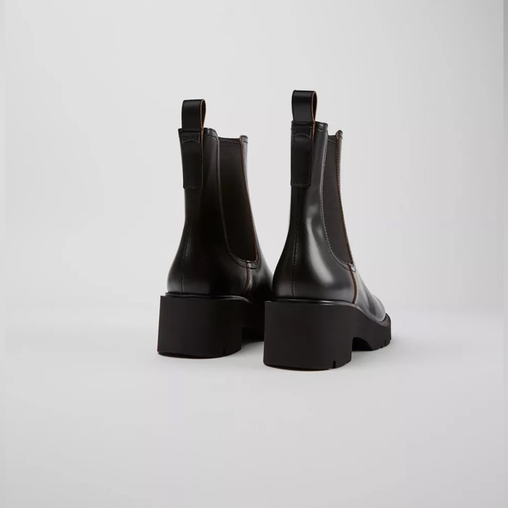 CAMPER US black leather Chelsea boots